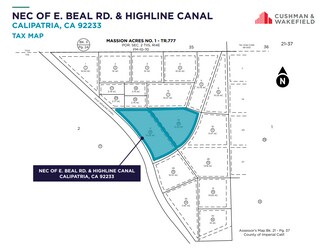 Plus de détails pour 624 Beal Rd, Niland, CA - Terrain à vendre