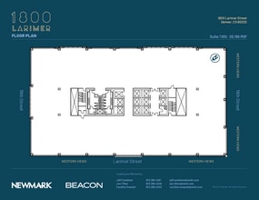 1800 Larimer St, Denver, CO for lease Floor Plan- Image 1 of 1