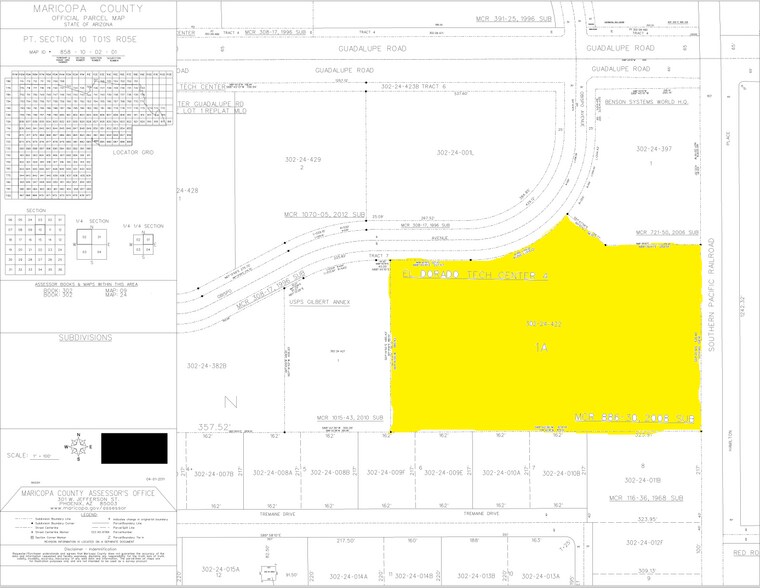 2135 W Obispo Ave, Gilbert, AZ à vendre - Plan cadastral - Image 2 de 7