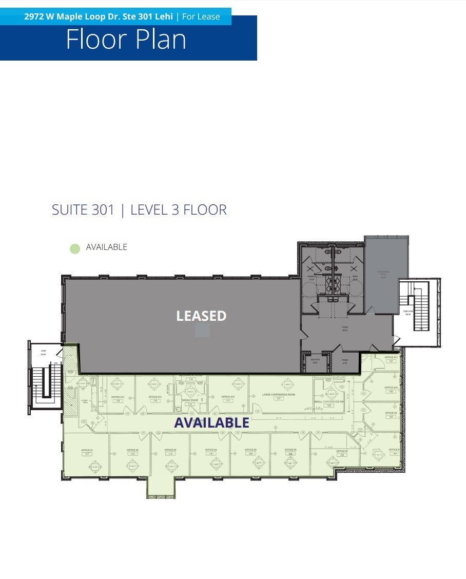 2972 W Maple Loop Dr, Lehi, UT for lease Floor Plan- Image 1 of 1