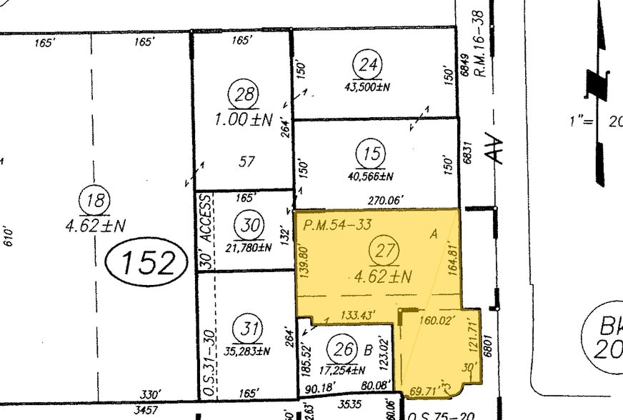 6819 Watt Ave, North Highlands, CA for lease - Plat Map - Image 2 of 13