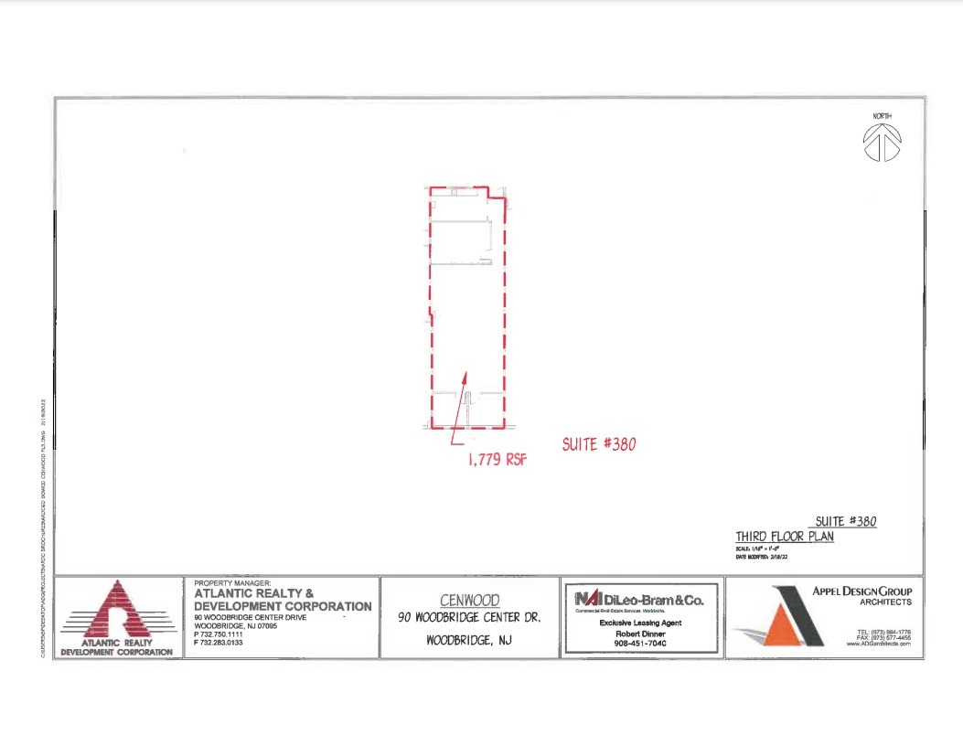 90 Woodbridge Center Dr, Woodbridge, NJ for lease Floor Plan- Image 1 of 1