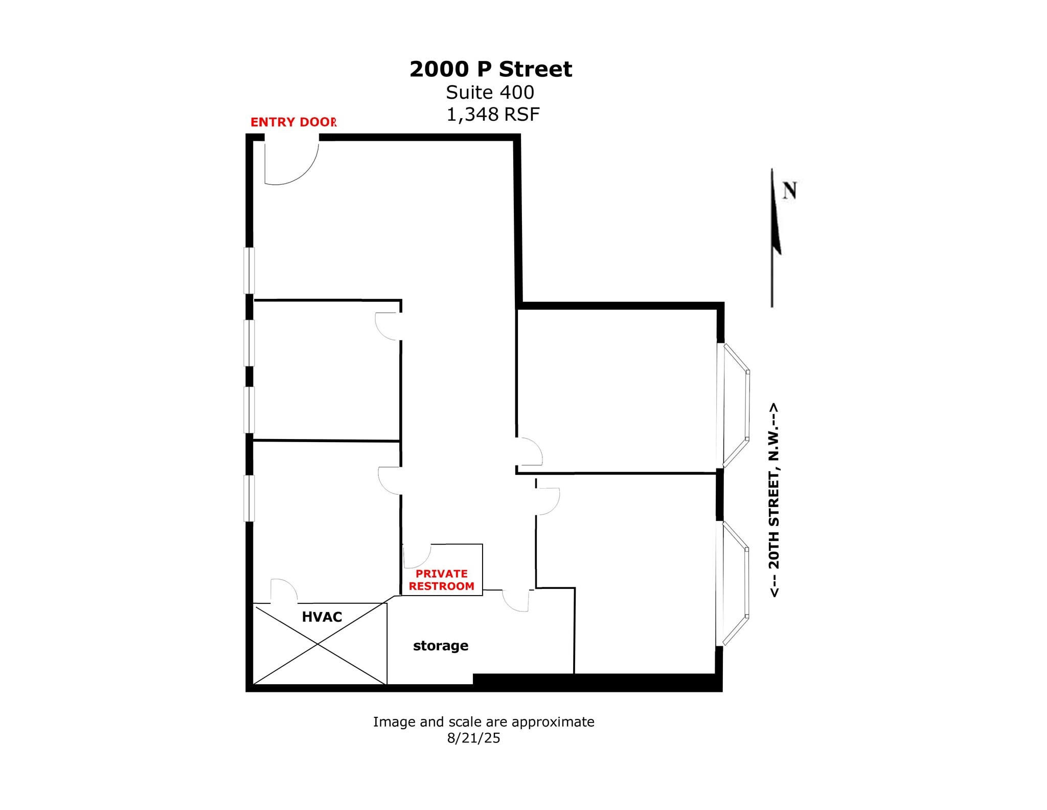 2000 P St NW, Washington, DC for lease Site Plan- Image 1 of 1