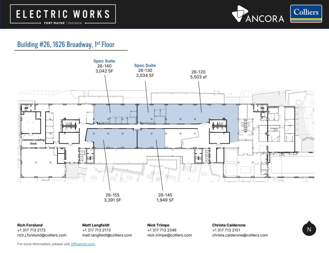 1690 Broadway, Fort Wayne, IN à louer Plan d’étage- Image 1 de 1