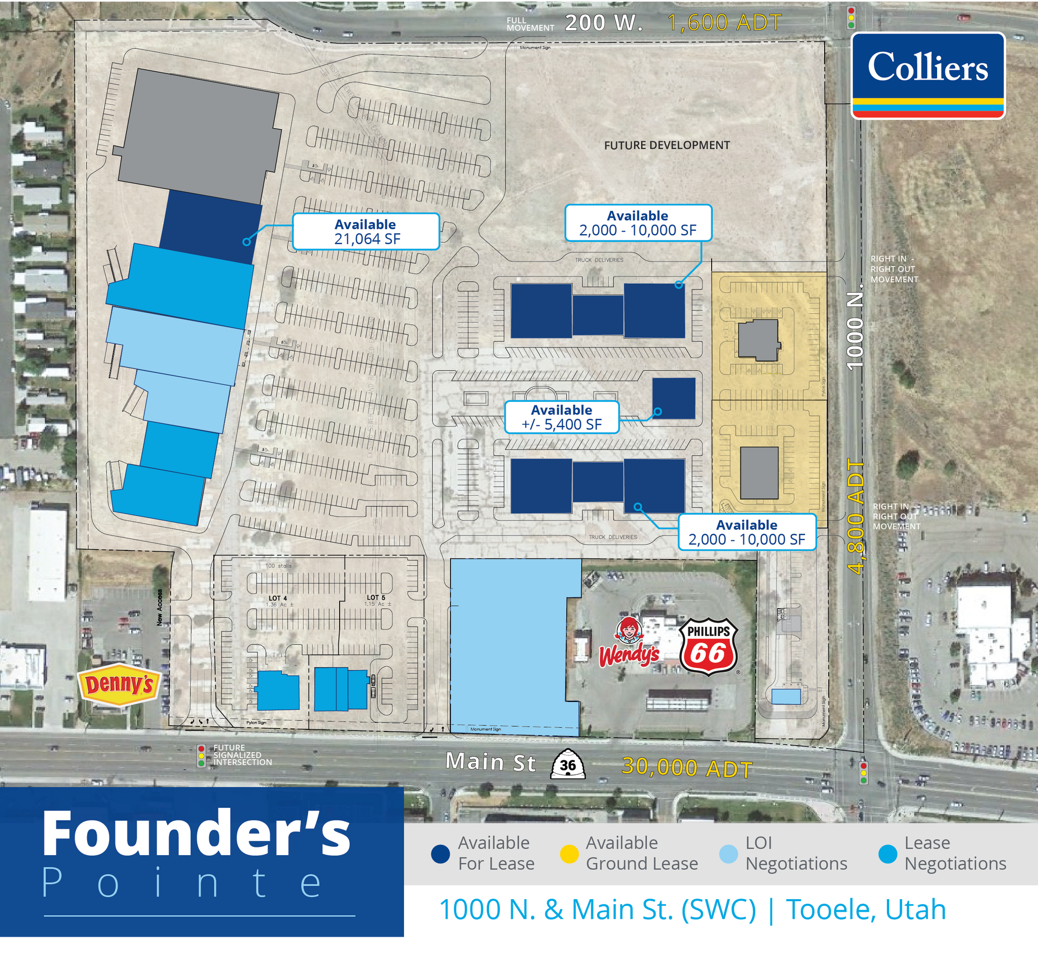 1000 N Main St, Tooele, UT à louer Plan de site- Image 1 de 2