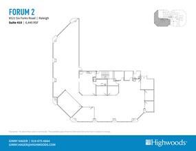 8521 Six Forks Rd, Raleigh, NC for lease Floor Plan- Image 1 of 1