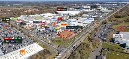 Crompton Close, Basildon, ESS - AERIAL  map view