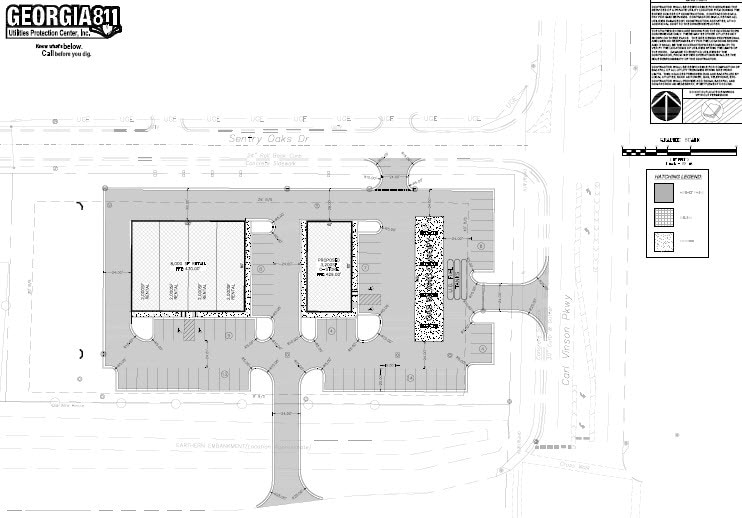 216 Sentry Oaks Dr, Warner Robins, GA for lease - Site Plan - Image 1 of 5
