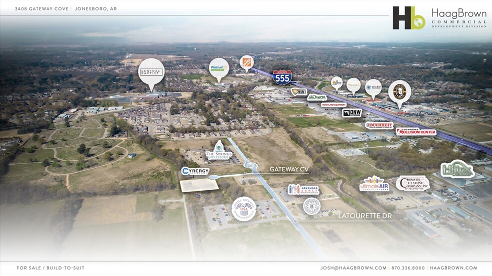 3408 Gateway Cv, Jonesboro, AR for sale - Aerial - Image 2 of 6