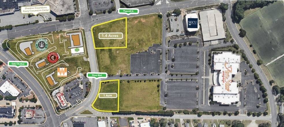 3227 W Gate City Blvd, Greensboro, NC à louer - Photo du bâtiment - Image 2 de 11