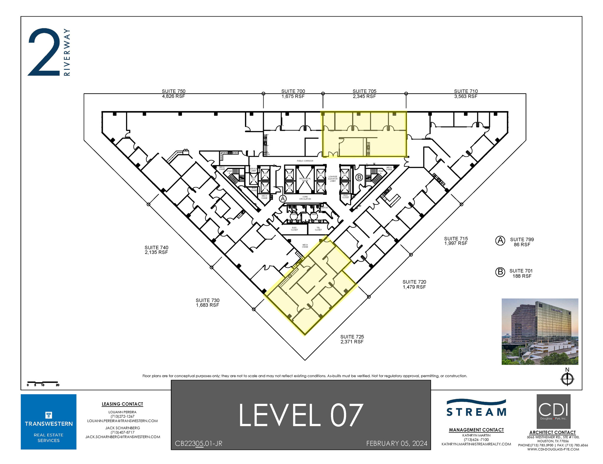 2 Riverway, Houston, TX for lease Floor Plan- Image 1 of 1