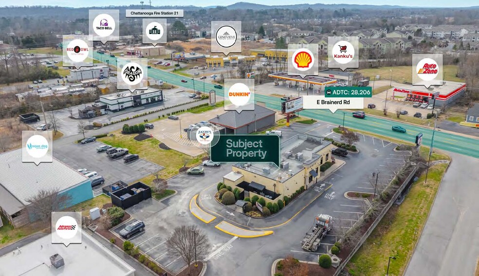 7643 E Brainerd Rd, Chattanooga, TN for sale - Building Photo - Image 2 of 2