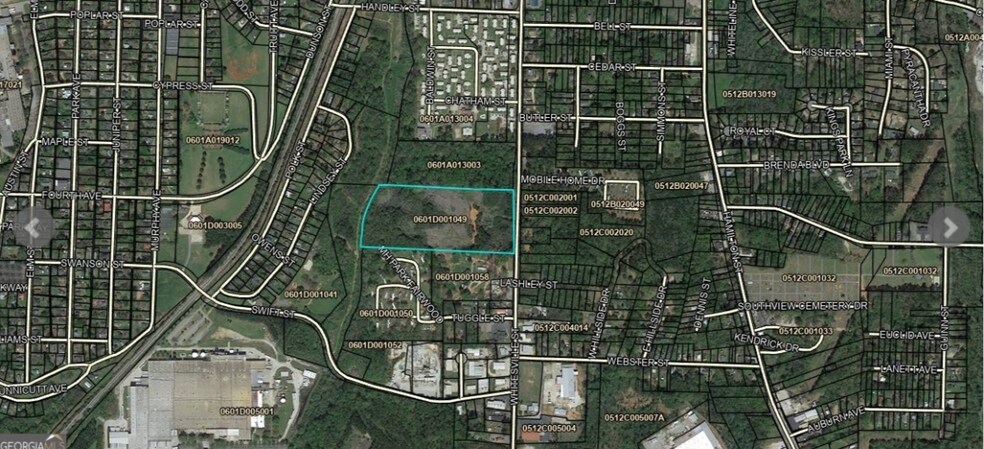 0 Whitesville St, Lagrange, GA à vendre - Plan cadastral - Image 1 de 1