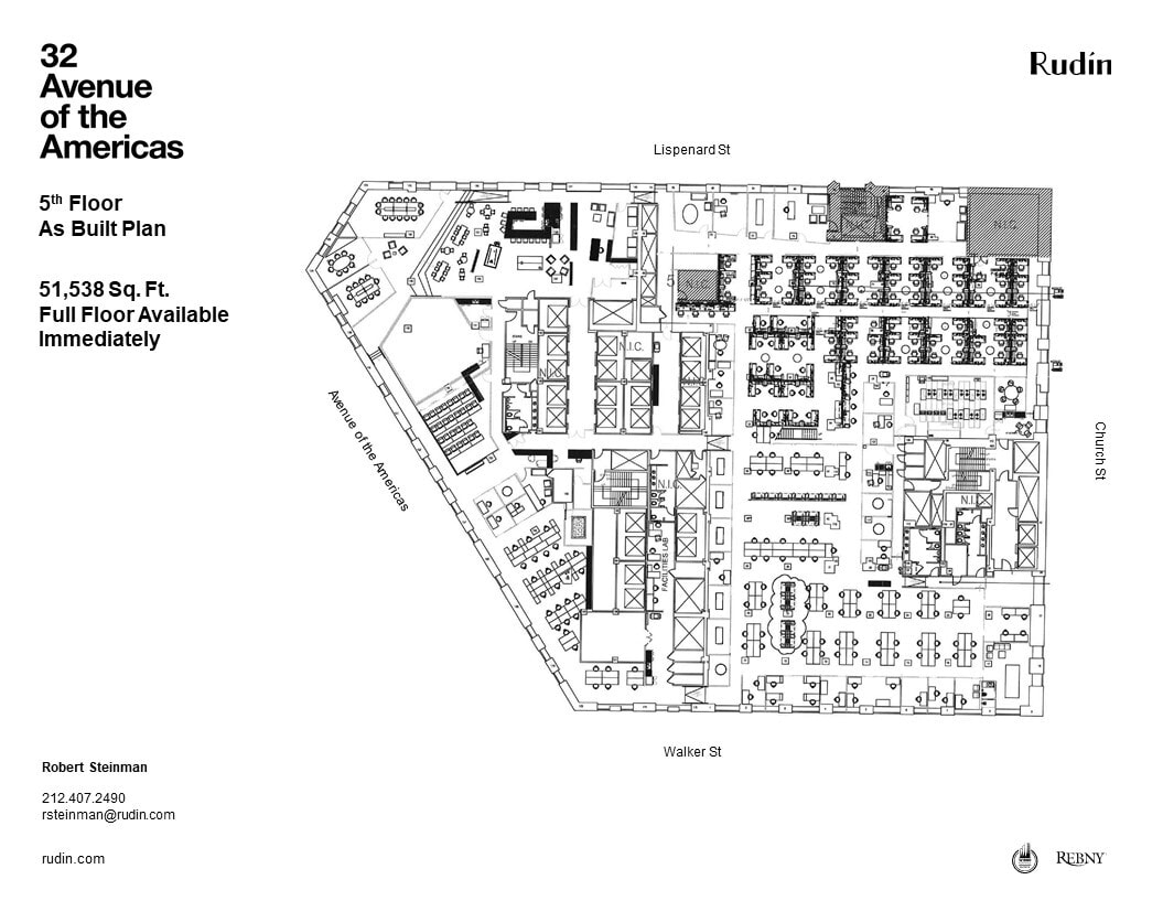 32 Avenue of the Americas, New York, NY à louer Plan d’étage- Image 1 de 3
