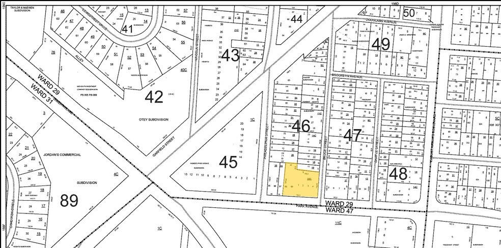 2276-2282 Park Ave, Memphis, TN à louer - Plan cadastral - Image 2 de 4