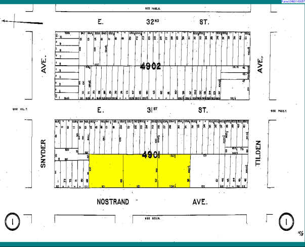 1561 Nostrand Ave, Brooklyn, NY for lease - Plat Map - Image 2 of 5