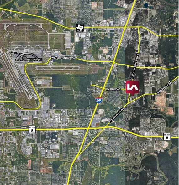 2831 S Houston Ave, Humble, TX à vendre - Aérien - Image 3 de 7