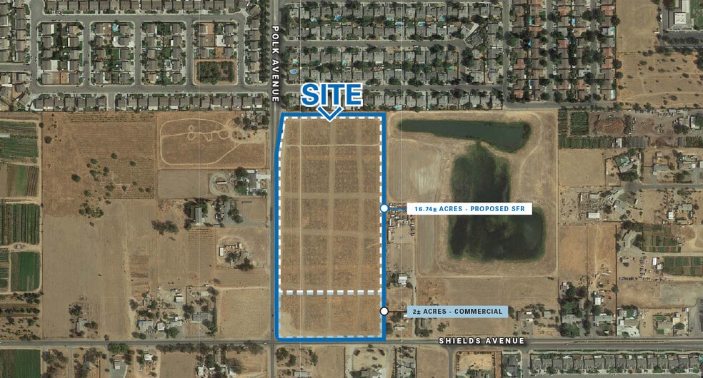 NEC W Shields & Polk Ave, Fresno, CA à vendre - Photo du bâtiment - Image 2 de 2