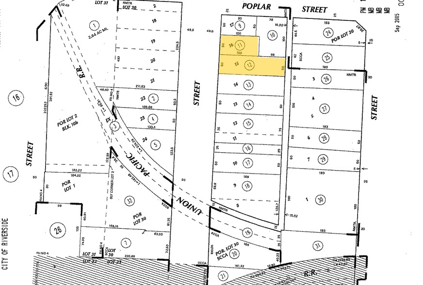 2726 Main St, Riverside, CA for lease - Plat Map - Image 2 of 28