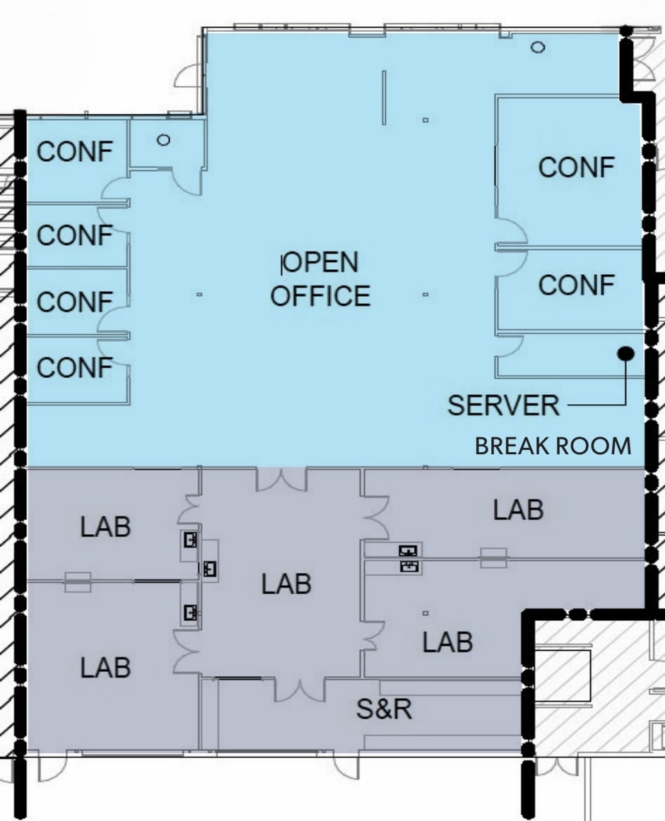 1330 O'Brien Dr, Menlo Park, CA for lease Floor Plan- Image 1 of 1