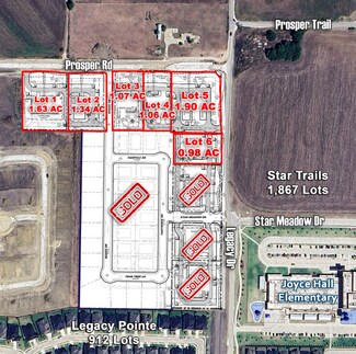 Plus de détails pour SWC Prosper Trail & Legacy Dr, Prosper, TX - Terrain à vendre