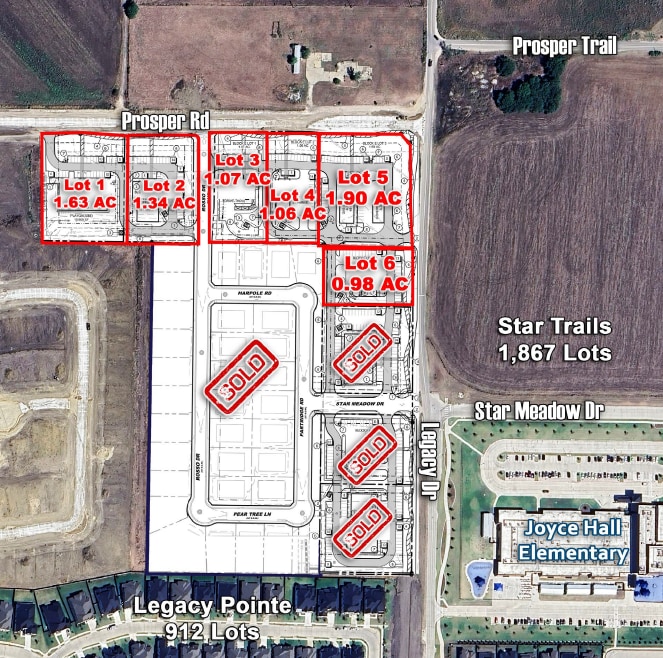 SWC Prosper Trail & Legacy Dr, Prosper, TX for sale Primary Photo- Image 1 of 3