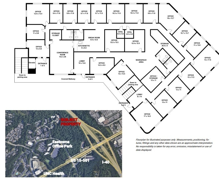 312-326 Cloister Ct, Chapel Hill, NC 27514 - Unité 322/326 -  - Plan d’étage - Image 1 of 8