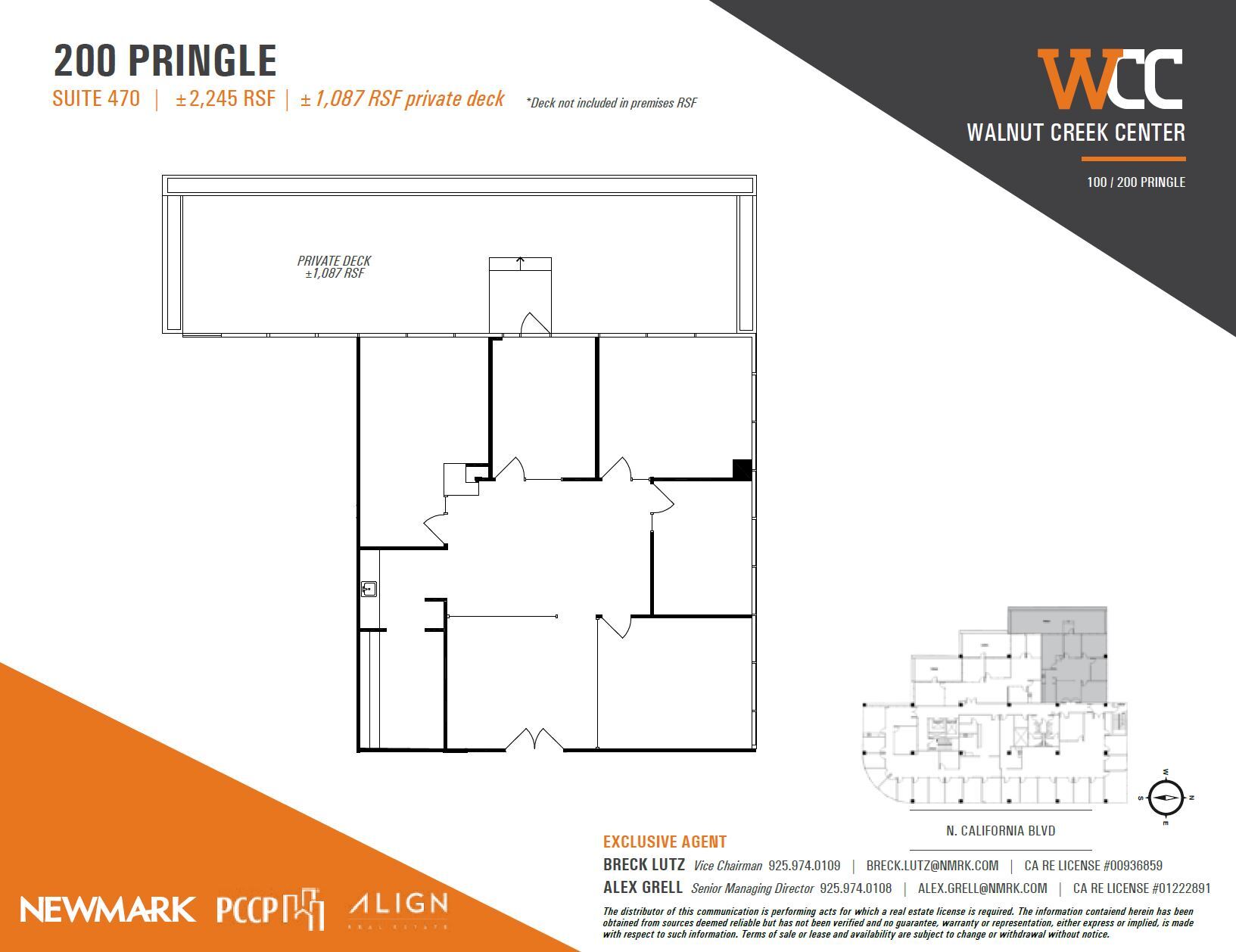 100 Pringle Ave, Walnut Creek, CA for lease Floor Plan- Image 1 of 1