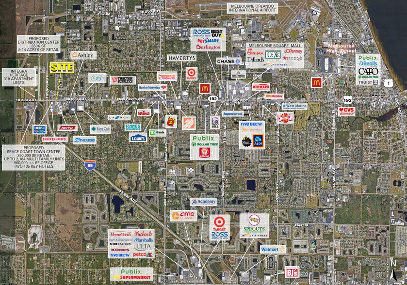 4530 W New Haven Ave, Melbourne, FL à louer - Photo du bâtiment - Image 2 de 5