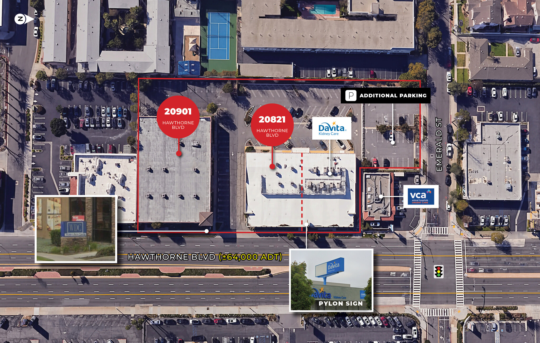 20821 Hawthorne Blvd, Torrance, CA for lease Aerial- Image 1 of 13