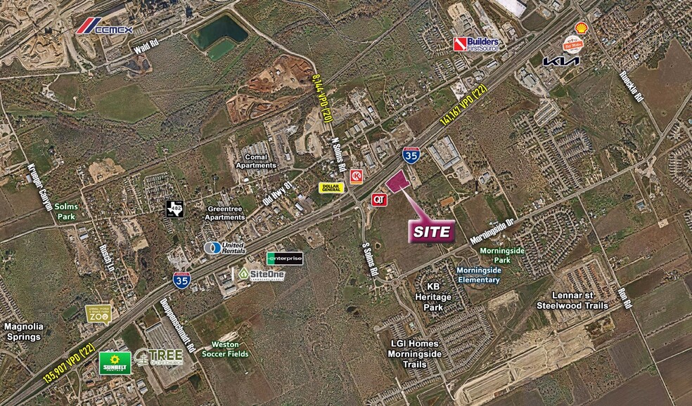 SEC of I-35 & S Solms Rd, New Braunfels, TX for sale - Building Photo - Image 1 of 3