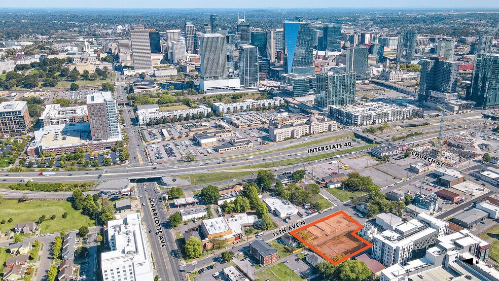 301 15th Ave N, Nashville, TN à vendre - Aérien - Image 1 de 5