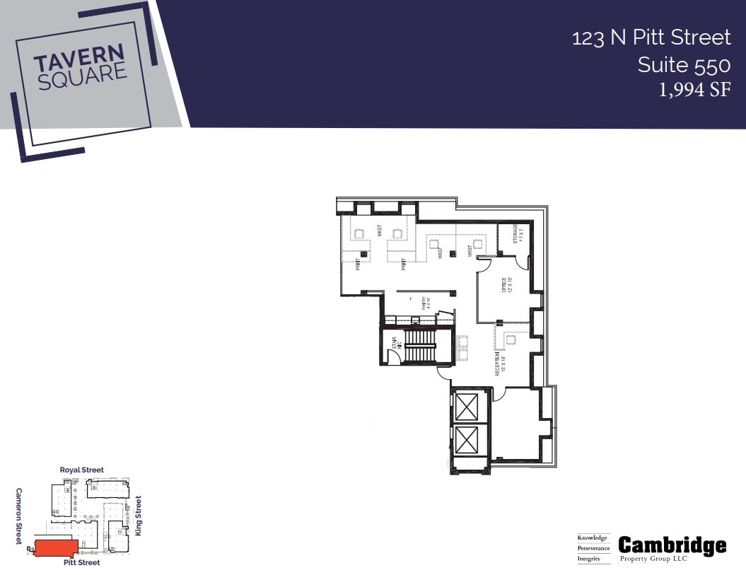 123 N Pitt St, Alexandria, VA for lease Floor Plan- Image 1 of 1
