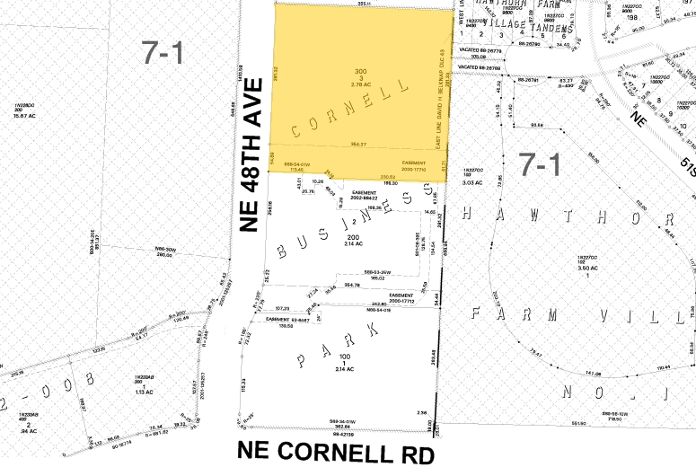 1400 NE 48th Ave, Hillsboro, OR for lease - Plat Map - Image 3 of 67