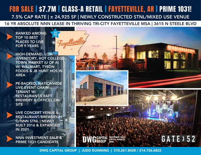 More details for 3615 N Steele Blvd, Fayetteville, AR - Retail for Sale