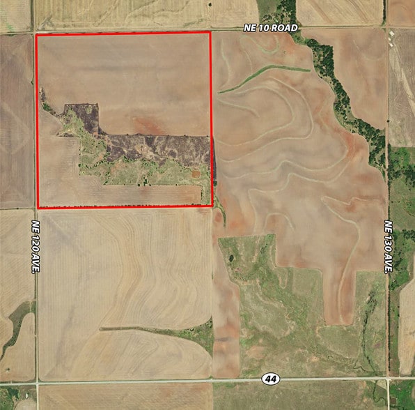 NE 10 Rd & NE 120 Ave, Freeport, KS à vendre - Aérien - Image 2 de 7