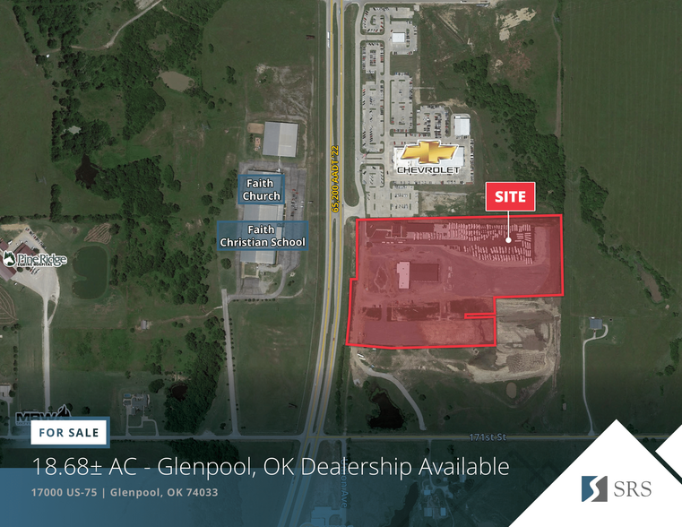 17000 S Highway 75, Glenpool, OK à vendre - A rien - Image 1 de 4