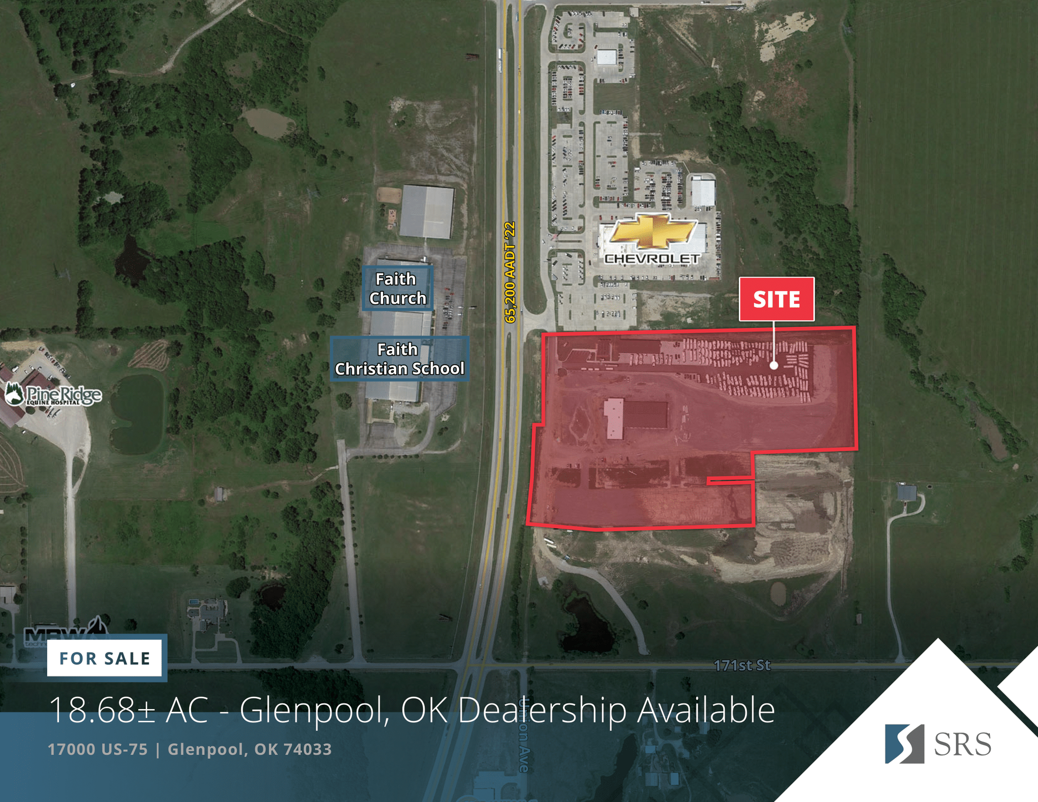 17000 S Highway 75, Glenpool, OK à vendre A rien- Image 1 de 5