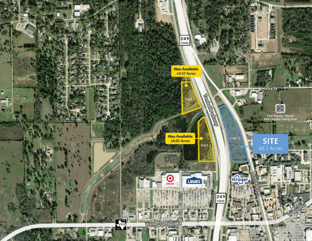SH 249 / Tomball Parkway / Business 249, Tomball, TX à vendre Photo principale- Image 1 de 2
