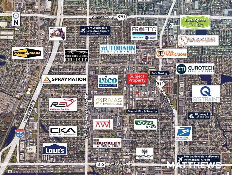 4032-4046 NE 6th Ave, Oakland Park, FL à louer - Photo du bâtiment - Image 3 de 3