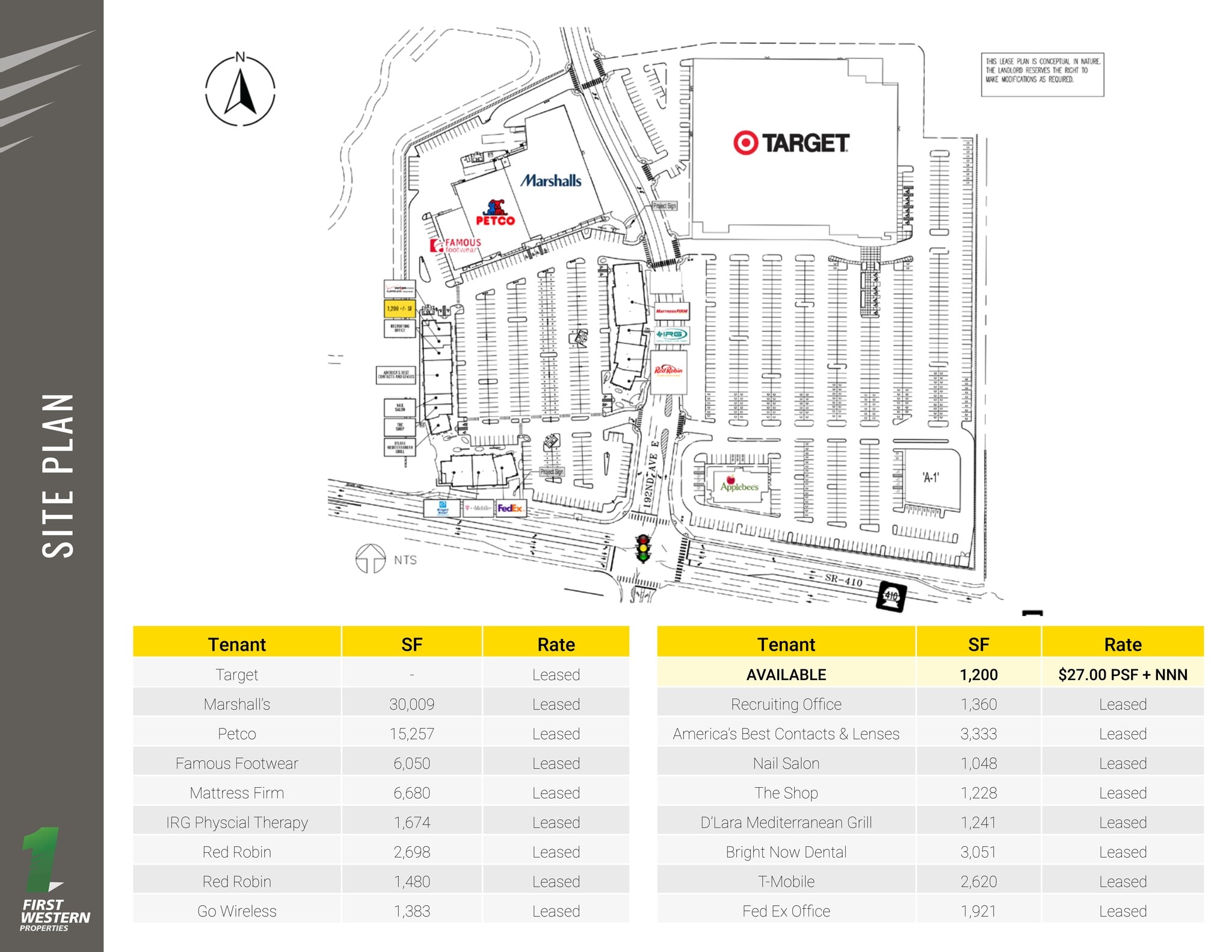 9423-9443 192nd Ave E, Bonney Lake, WA for lease Site Plan- Image 1 of 1