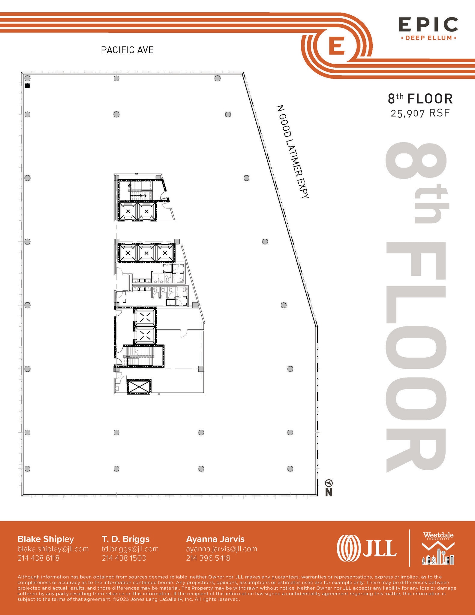 2550 Pacific Ave, Dallas, TX for lease Floor Plan- Image 1 of 1