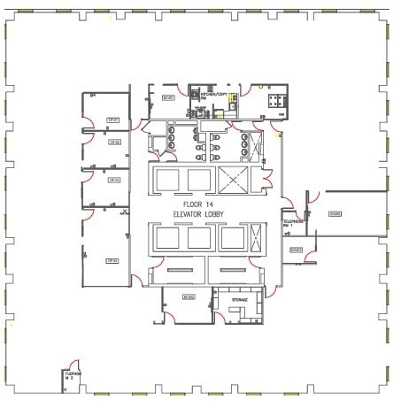 415 Yonge St, Toronto, ON for lease Floor Plan- Image 1 of 1