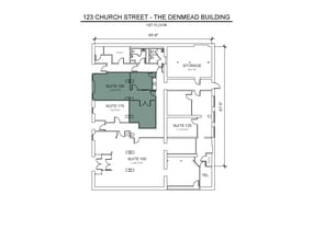 113 Church St, Marietta, GA à louer Plan d’étage- Image 1 de 1