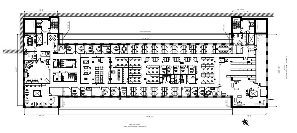 895 Rue De La Gauchetière O, Montréal, QC à louer Plan d’étage- Image 1 de 1