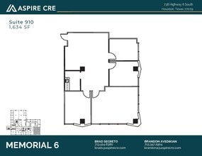 738 Highway 6 S, Houston, TX à louer Plan d’étage- Image 1 de 2