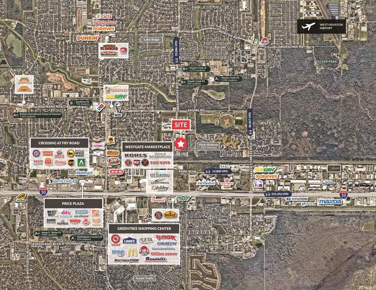 2222 Greenhouse Rd, Houston, TX à vendre - Aérien - Image 2 de 2