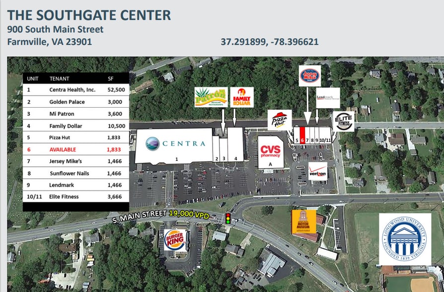 1099 S Main St, Farmville, VA for lease - Primary Photo - Image 1 of 8