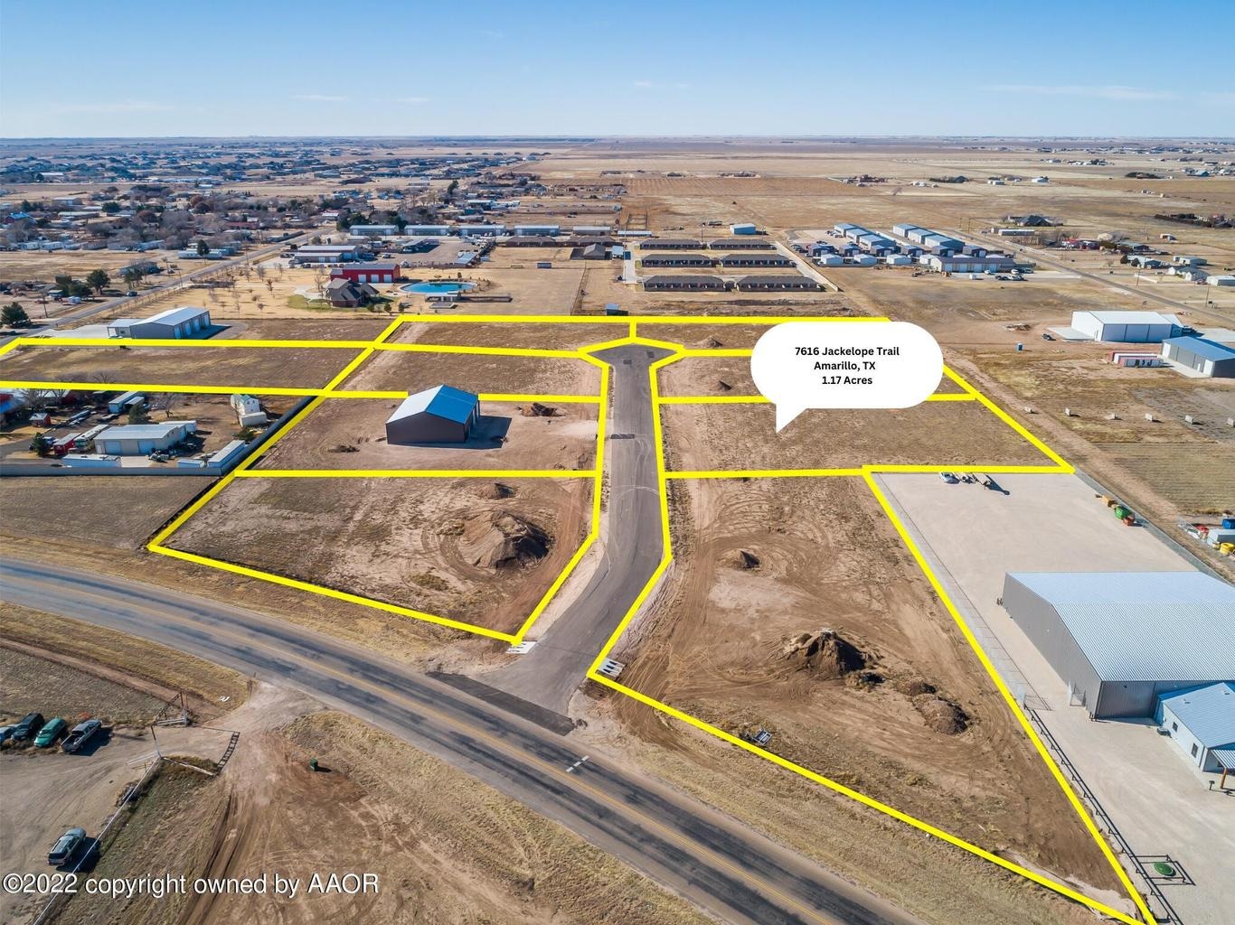7616 Jackelope Trl, Amarillo, TX for sale Aerial- Image 1 of 10