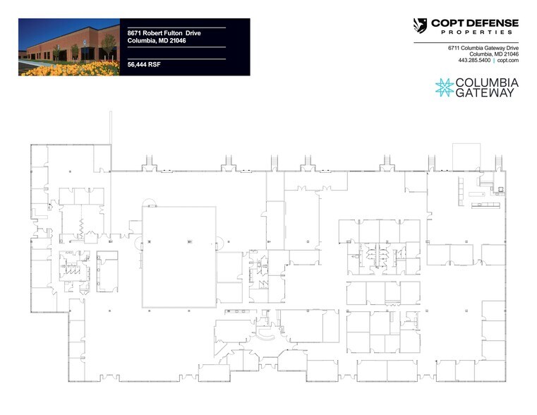 8671 Robert Fulton Dr, Columbia, MD à louer - Plan de site - Image 1 de 2